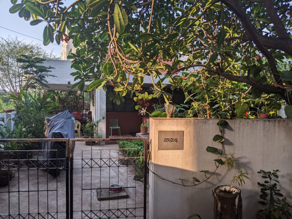 Gauri Lankesh's former house in Bangalore. Photo: Phineas Rueckert for Forbidden Stories.