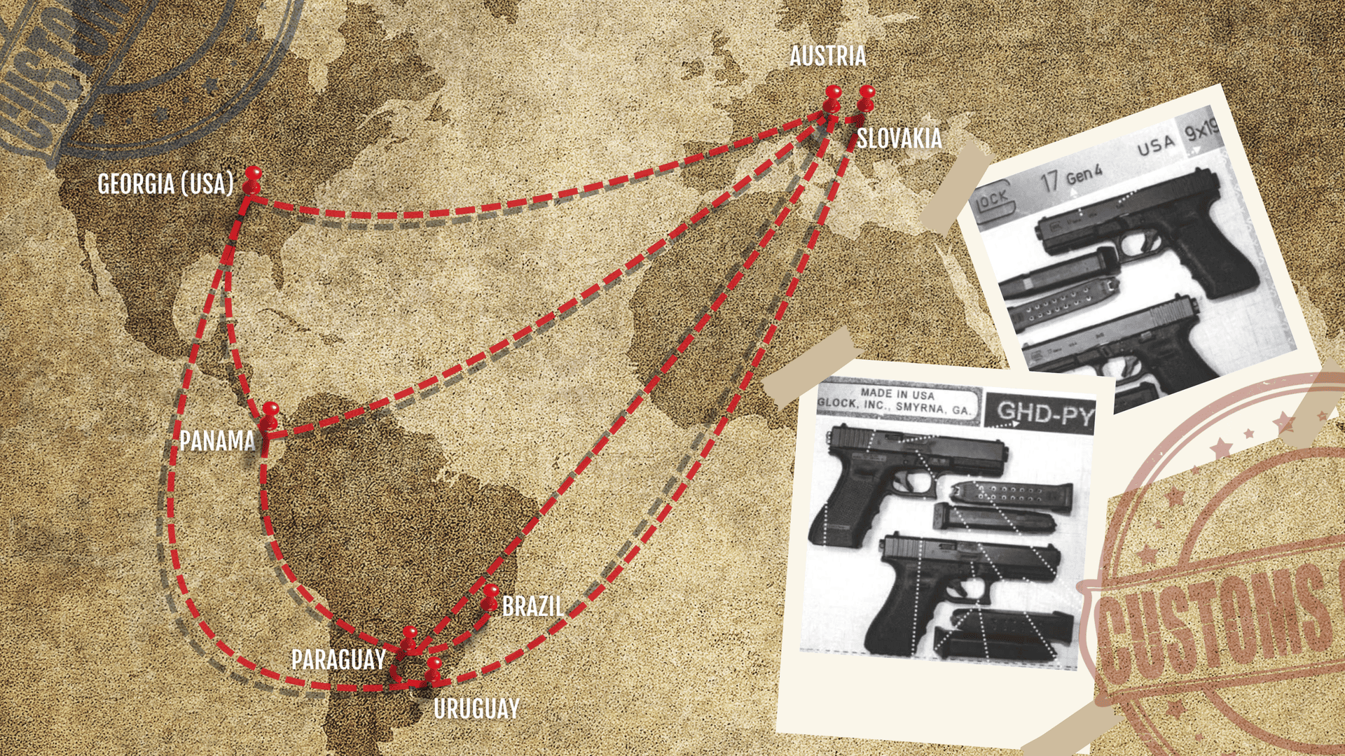 He set out to investigate smuggled guns; One may have killed him